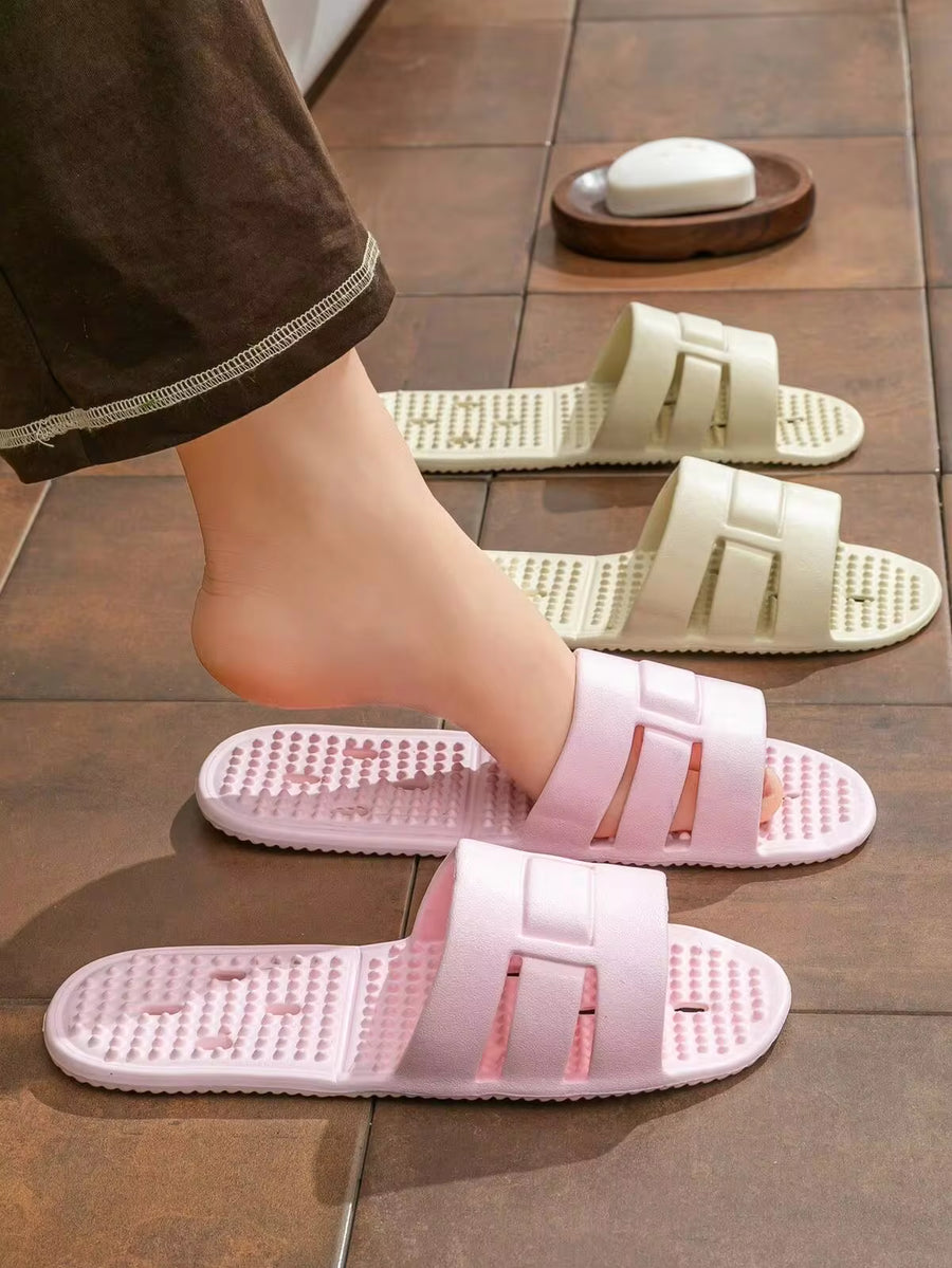 Women's Foldable Travel Slippers, Suitable For All Seasons, Non-Slip, Quick-Drying Indoor Home Shower Swimming Pool Slippers, Ideal For Travel Hotel