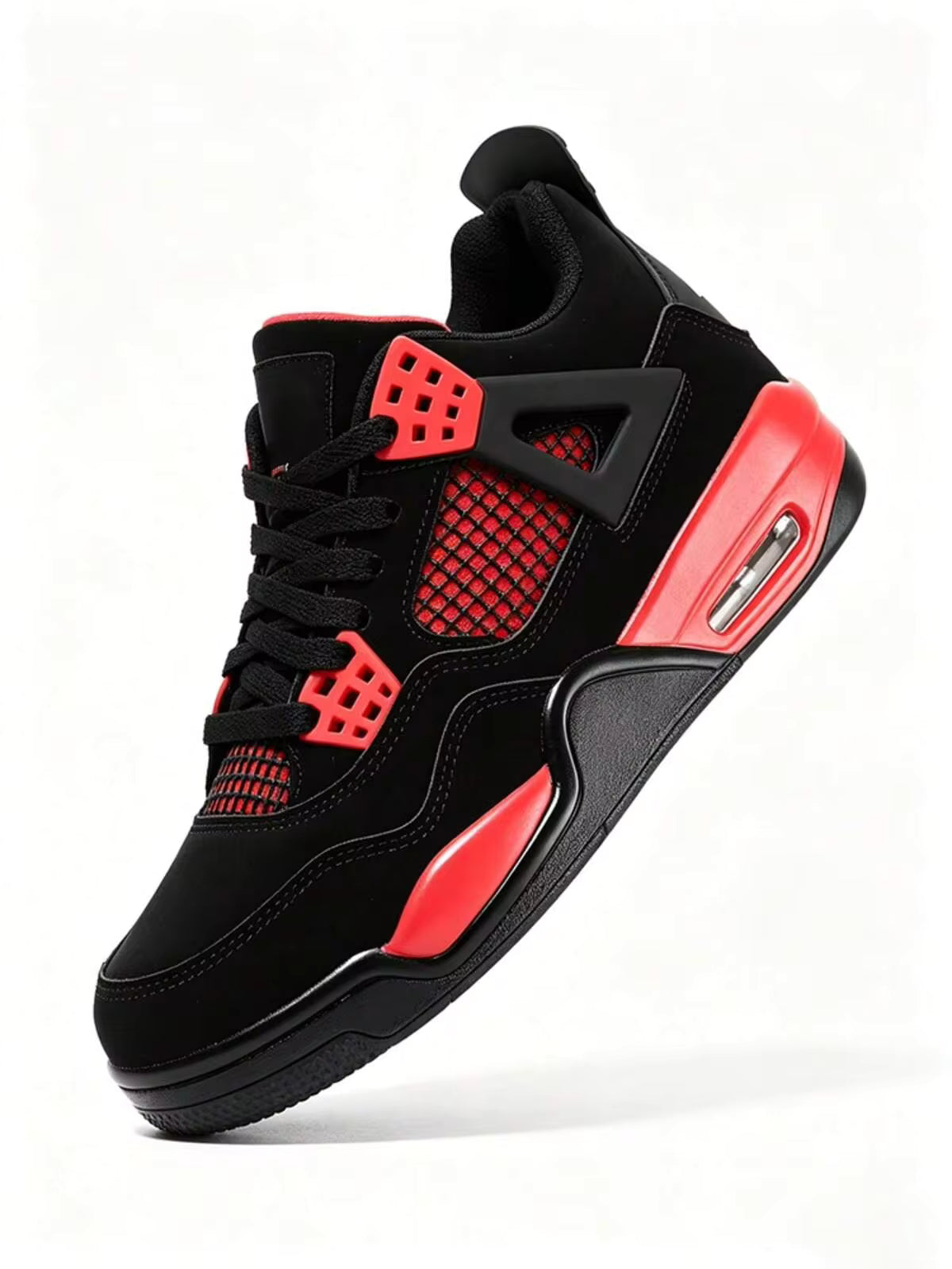 Men All-Season Casual Retro Sports Footwear, Smooth Cowhide Upper, High Rebound Air Cushion, Deep Tread Anti-Slip Sole For City Walks & Party Styling